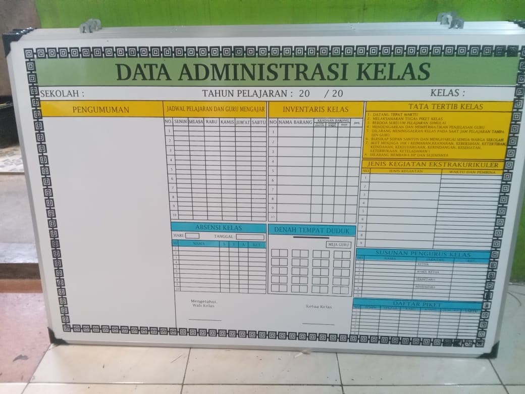 Papan Tulis Custom